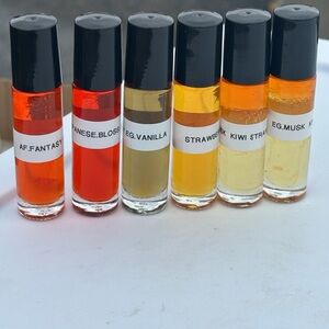 Body Oils and Fragrance Oil Assorted Scents.. don’t miss out..